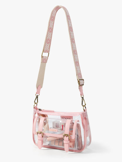 Lila's Clear Wide Strap Crossbody Bag