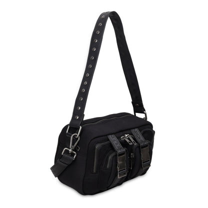 Ellie Buckle Scuba Black w. Antique Silver