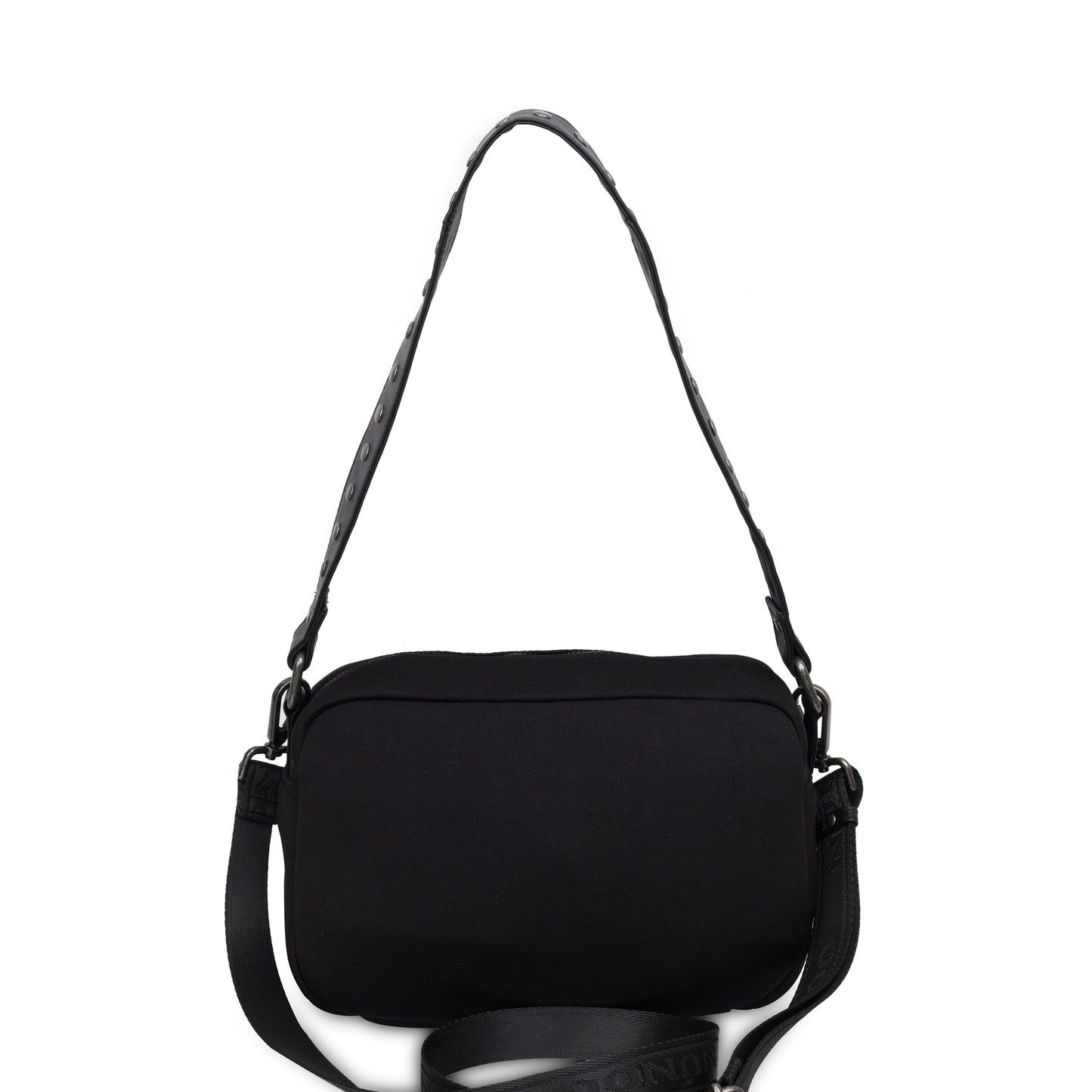 Ellie Buckle Scuba Black w. Antique Silver