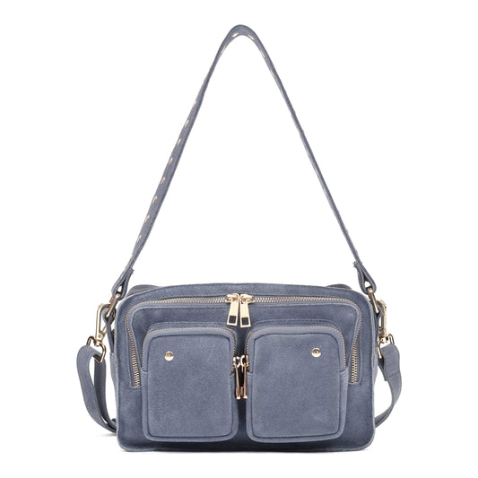Ellie Wildlederjeans mit Gold x Message