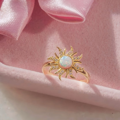 Rapunzel Opal Sun Ring