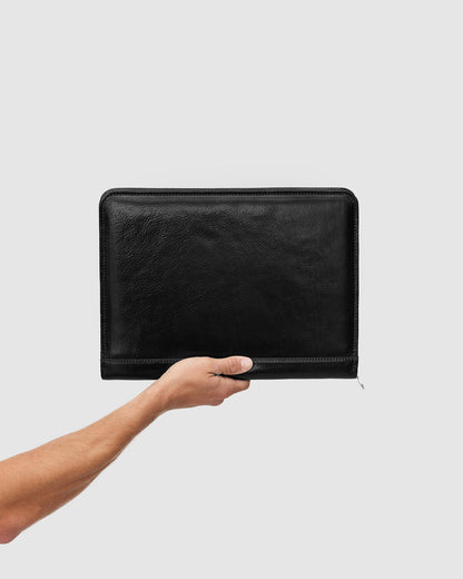 Folio Black - Slim Leather Compendium