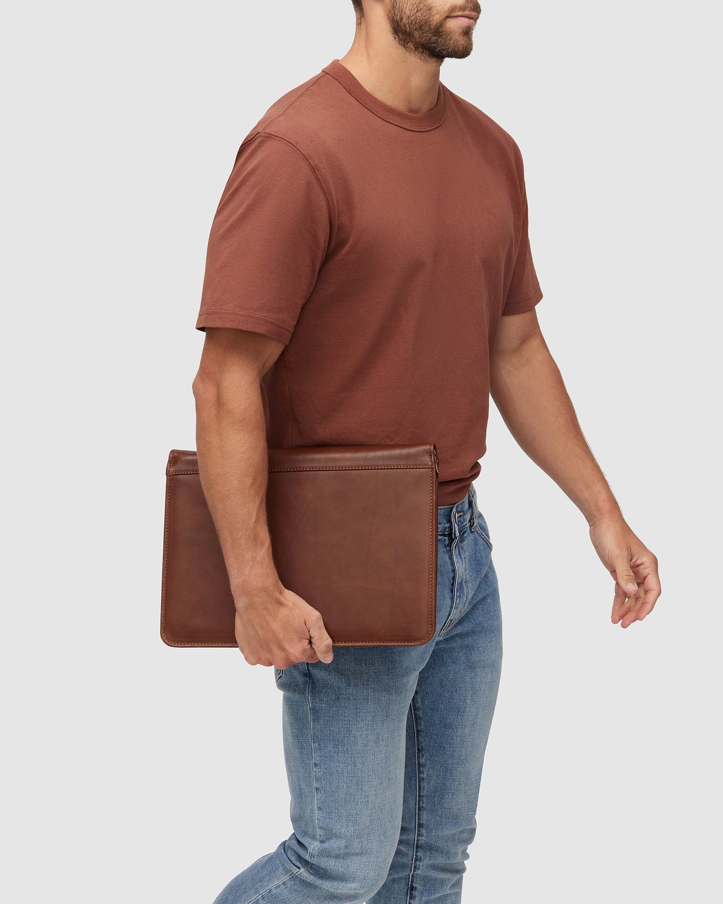 Folio Matt Brown - Leather Slim Compendium