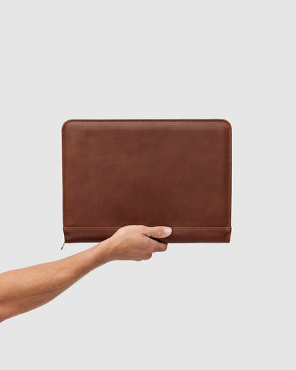 Folio Matt Brown - Leather Slim Compendium