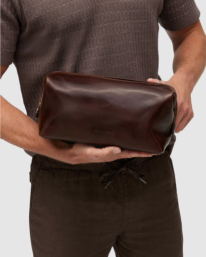 The Grand Dopp Kit Brown - toiletry bag