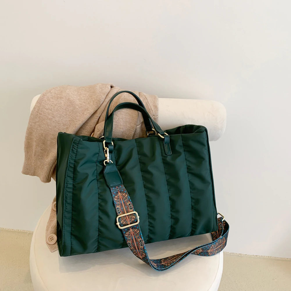 Olives Puffer Midi Tote