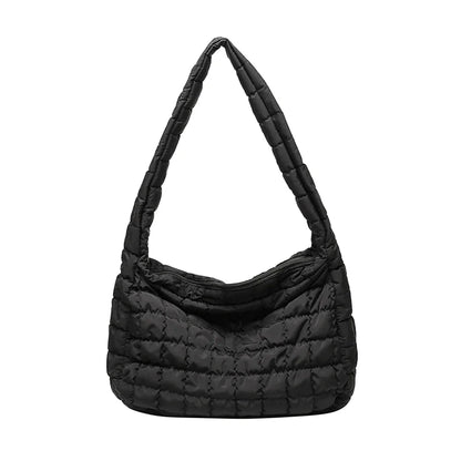 Quilted Crossbody Tote Bag