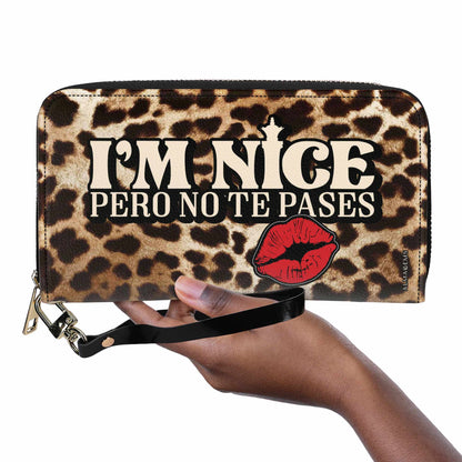 No Te Pases - Women Leather Wallet - HG18WL