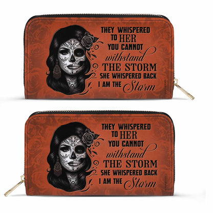 I Am The Storm - Women Leather Wallet - HG22WL