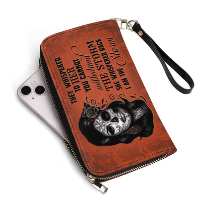 I Am The Storm - Women Leather Wallet - HG22WL