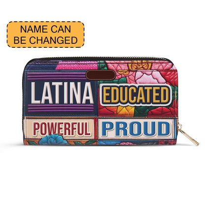 Educated Powerful Proud - Women Leather Wallet - HG29WL