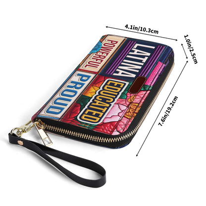 Educated Powerful Proud - Women Leather Wallet - HG29WL