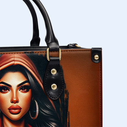 I Said What I Said - Personalized Custom Leather Handbag - HG47