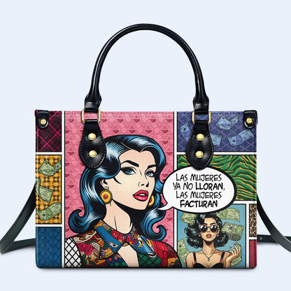 Las Mujeres Facturan - Personalized Custom Leather Handbag - HG51