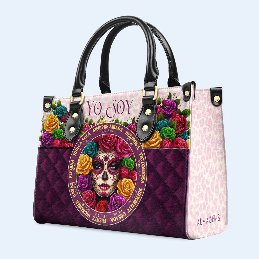 Yo Soy - Personalized Custom Leather Handbag - HG62