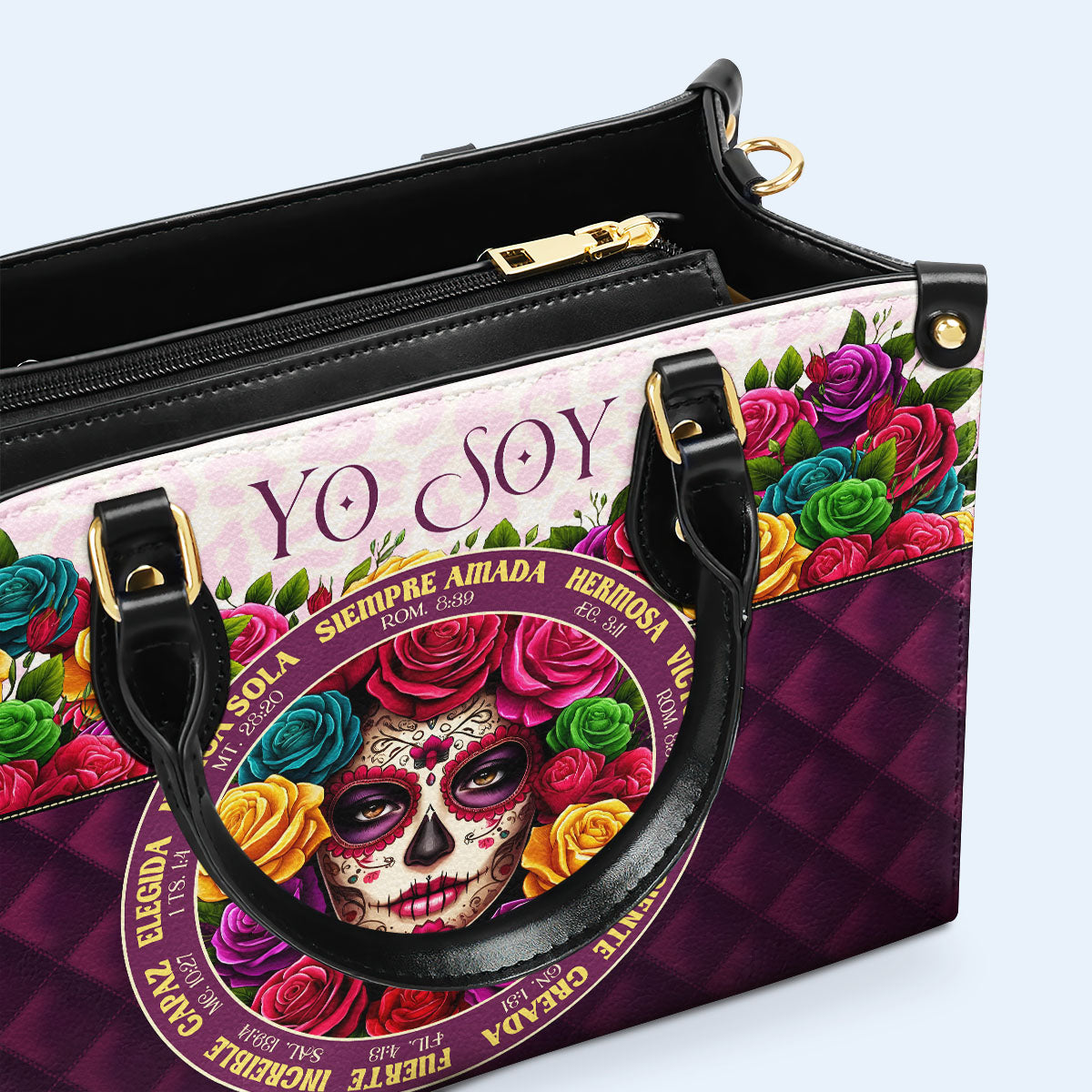 Yo Soy - Personalized Custom Leather Handbag - HG62