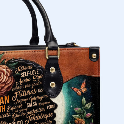 Hispanic Mixed With ... - Personalized Custom Leather Handbag - HS018_HB