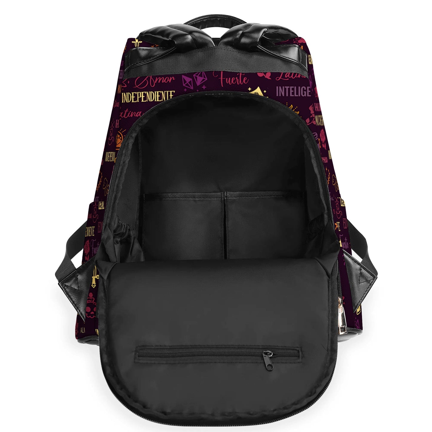 Yo Soy  - Personalized Custom Leather BackPack - HS033_BP