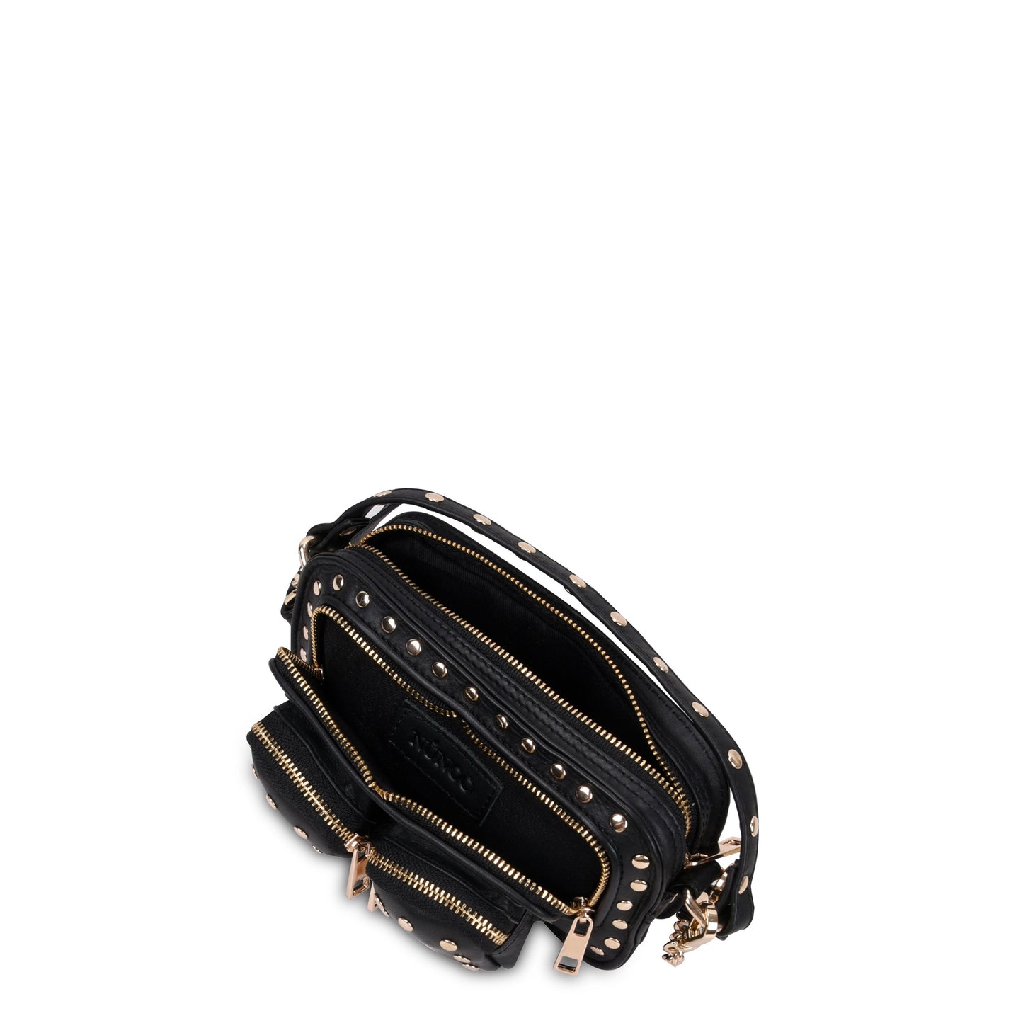 Helena Rivet Pure Black w. Gold