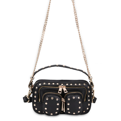 Helena Rivet Pure Black w. Gold