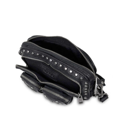 Helena Rivet Washed Black mit Antiksilber