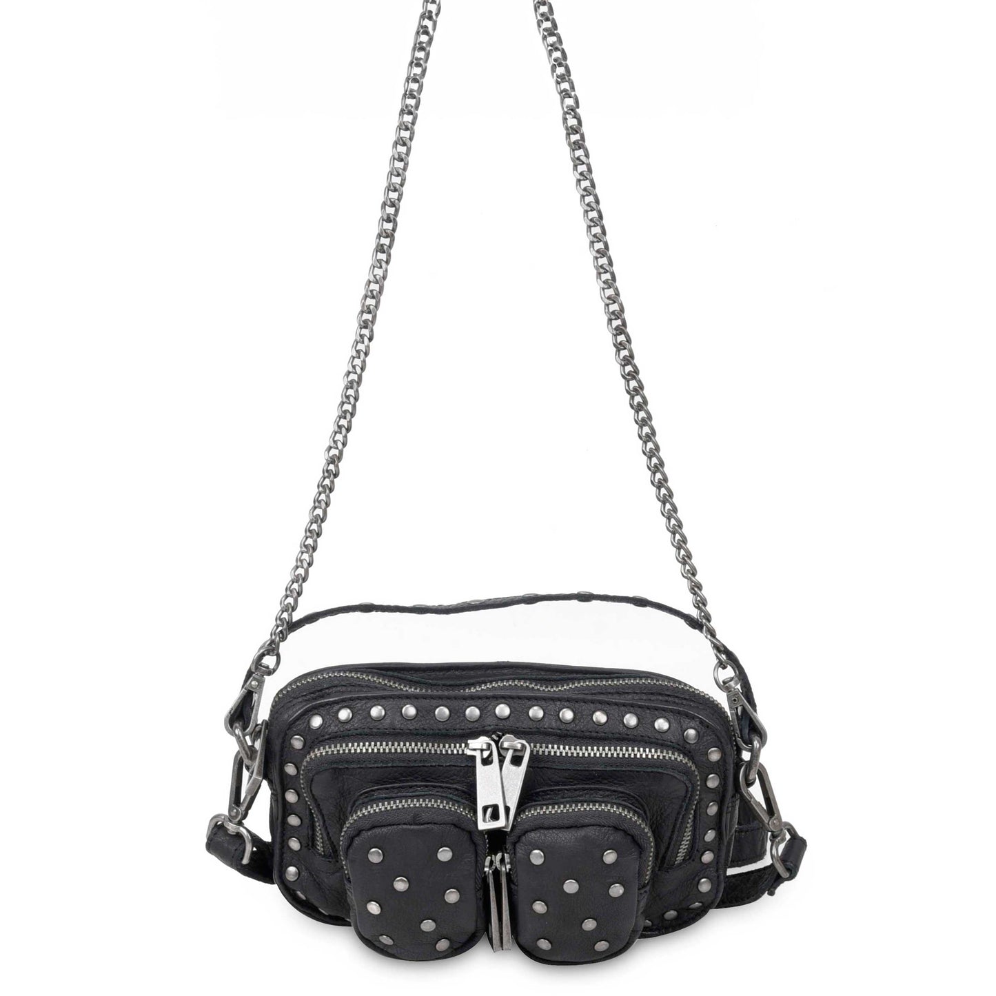 Helena Rivet Washed Black mit Antiksilber