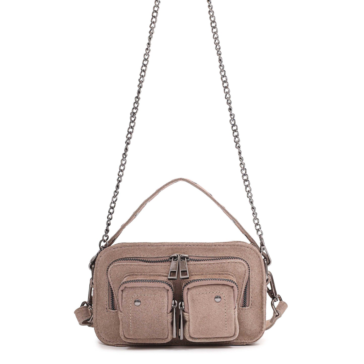 Helena Suede Sand w. Antique Silver