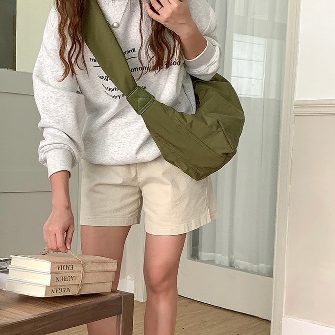 Olives Puffer Hobo Crossbody