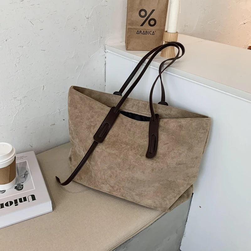 Olives Suede Tote