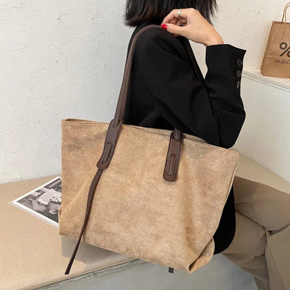 Olives Suede Tote