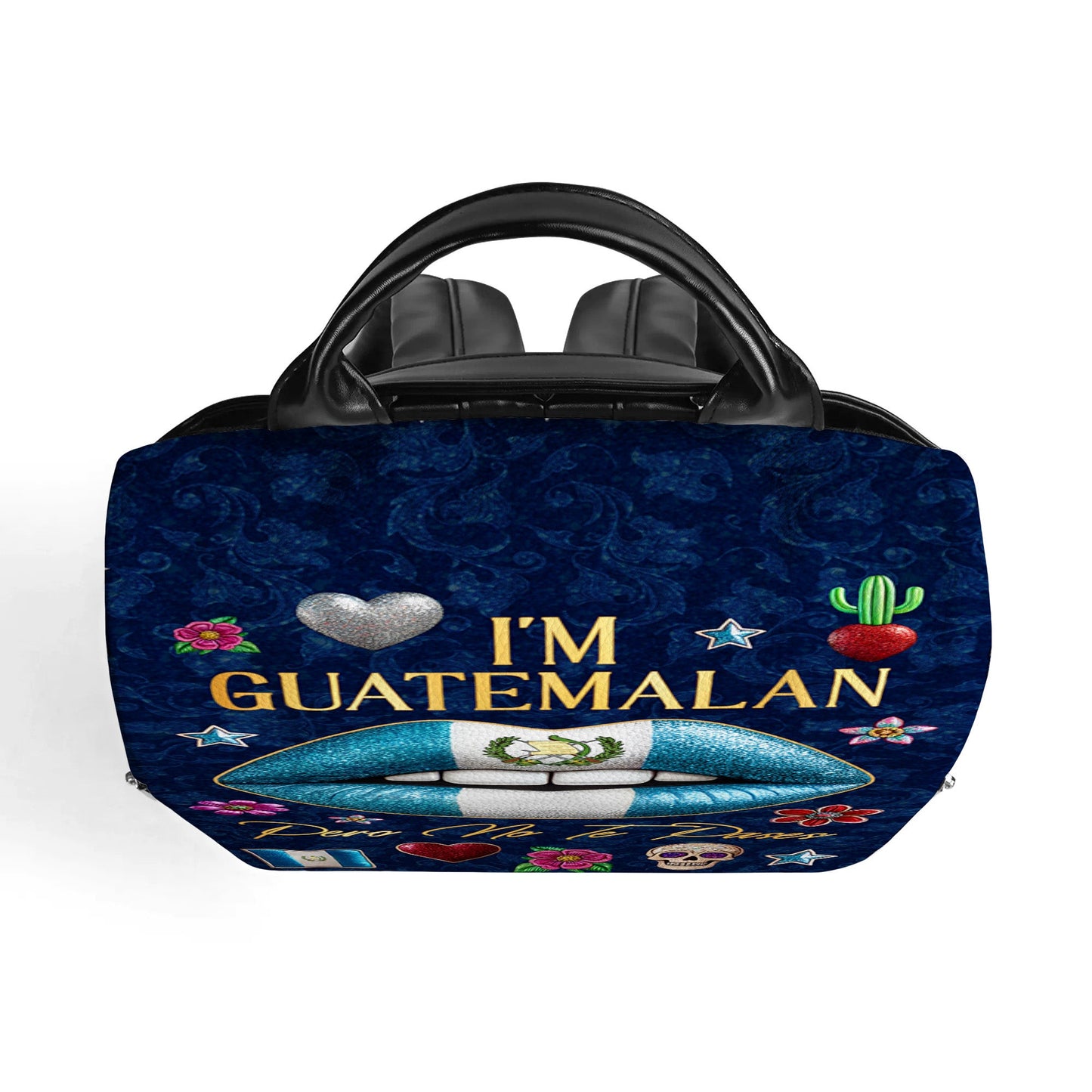 I'm Guatemalan. Pero No Te Pases - Personalized Custom Leather BackPack - LA013_BP