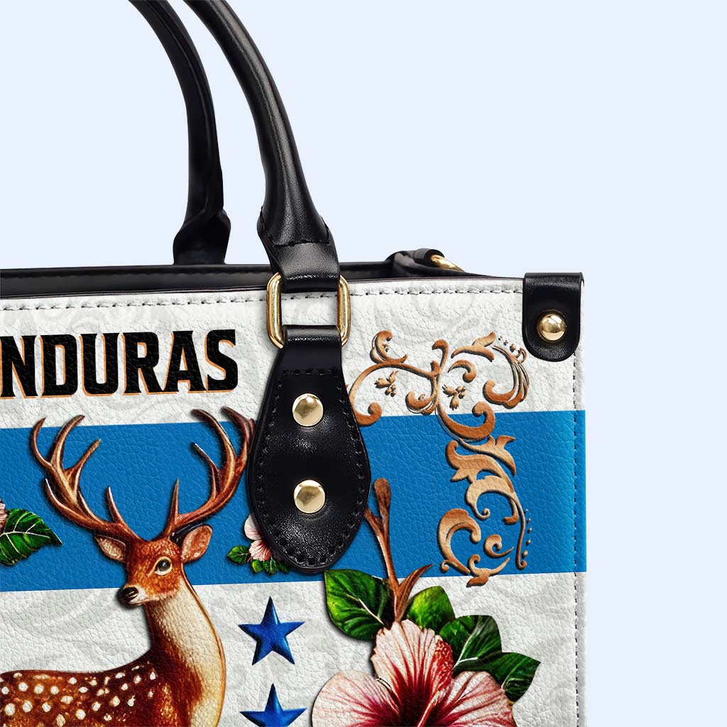 Honduran It's In My Blood - Personalized Custom Leather Handbag - LA022_HB