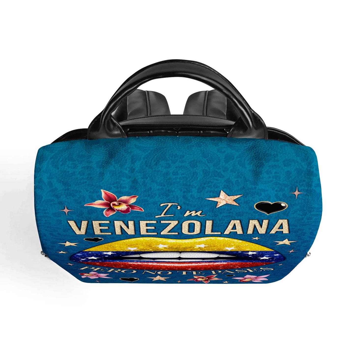 I'm Venezolana Pero No Te Pases - Personalized Custom Leather BackPack - LA032_BP