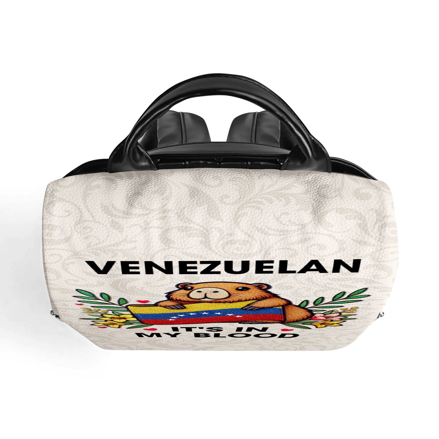 Venezuela It's In My Blood - Personalized Custom Leather BackPack - LA033_BP