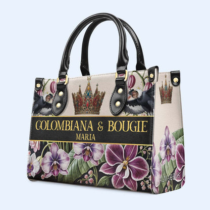 COLOMBIANA & BOUGIE - Personalized Custom Leather Handbag - LA045_HB