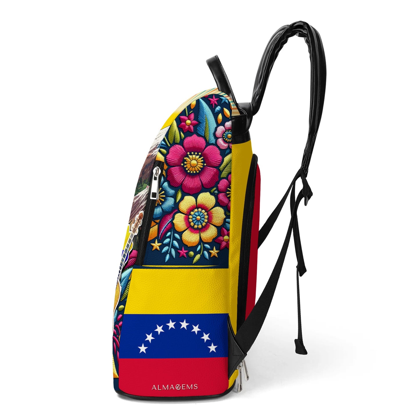 Hecho En Venezuela - Personalized Custom Leather BackPack - LA046_BP