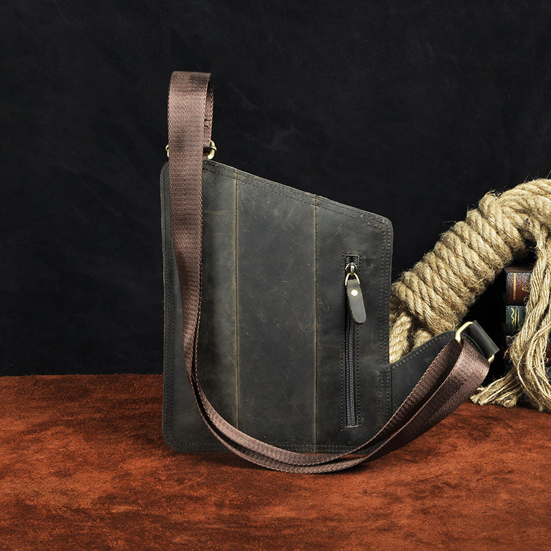 Classic Heritage Leather Crossbody Bag
