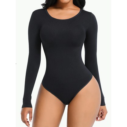 TuxodoSHAPE - Snatched Long Sleeve Thong Bodysuit