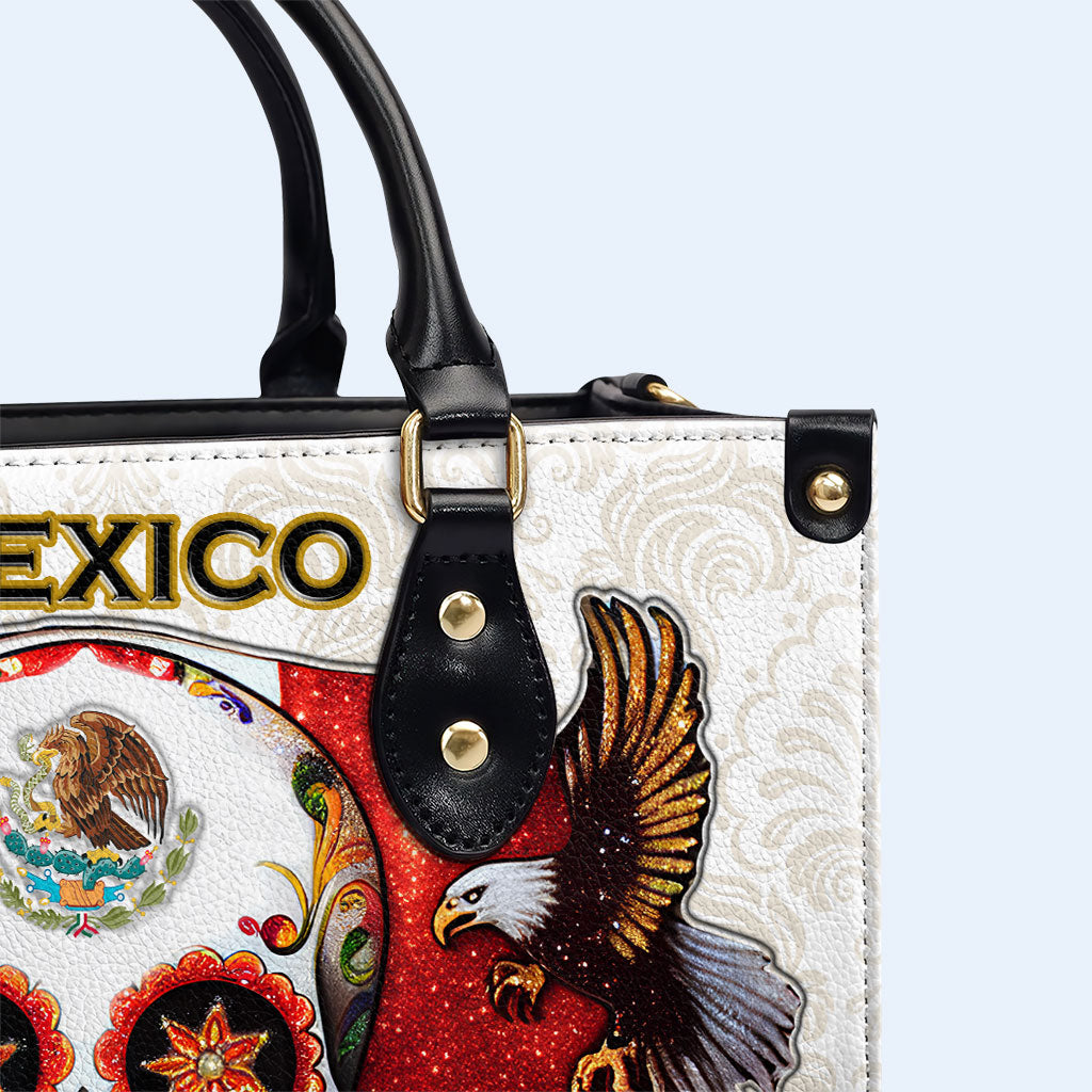 MEXICO. IT'S IN MY BLOOD - Personalized Custom Leather Handbag - ME047_HB