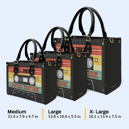 Limited Edition - Personalized Custom Leather Handbag - MM08