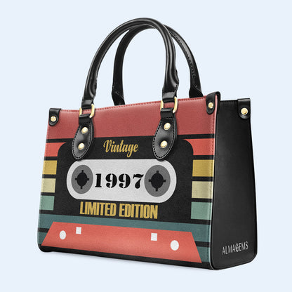 Vintage Limited Edition - Personalized Custom Leather Handbag - MM08V