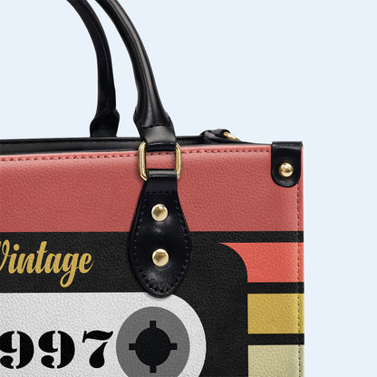 Vintage Limited Edition - Personalized Custom Leather Handbag - MM08V