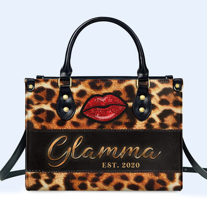 Glamma - Personalized Custom Leather Handbag - MM09