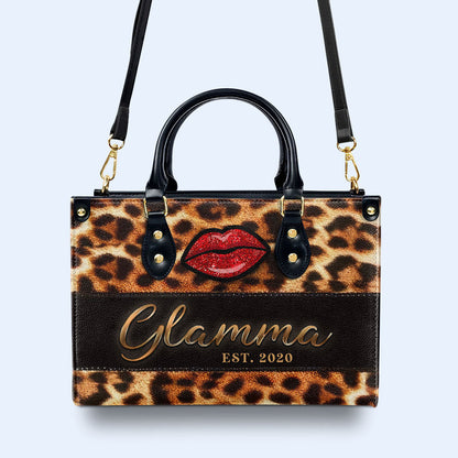 Glamma - Personalized Custom Leather Handbag - MM09