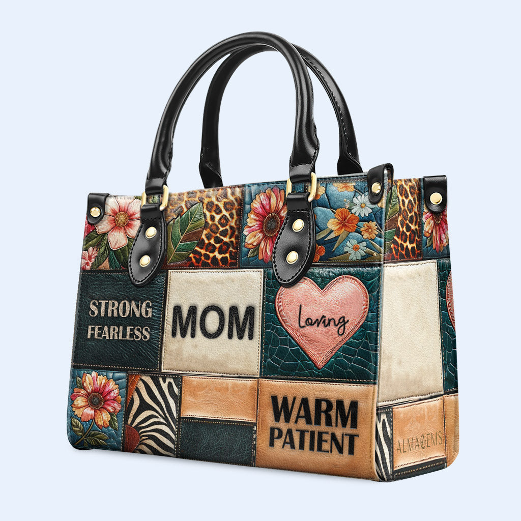 Mom - Personalized Custom Leather Handbag - MM13