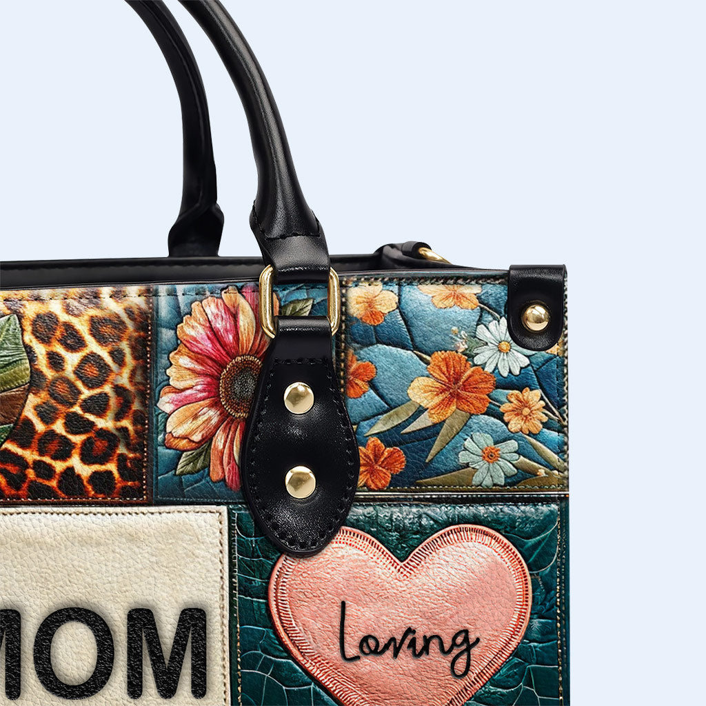 Mom - Personalized Custom Leather Handbag - MM13