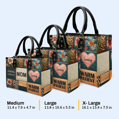 Mom - Personalized Custom Leather Handbag - MM13