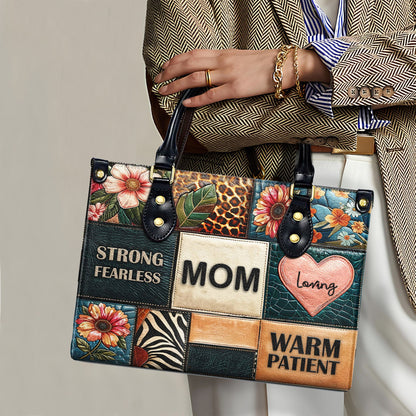 Mom - Personalized Custom Leather Handbag - MM13