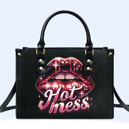 Hot Mess - Personalized Custom Leather Handbag - MM18