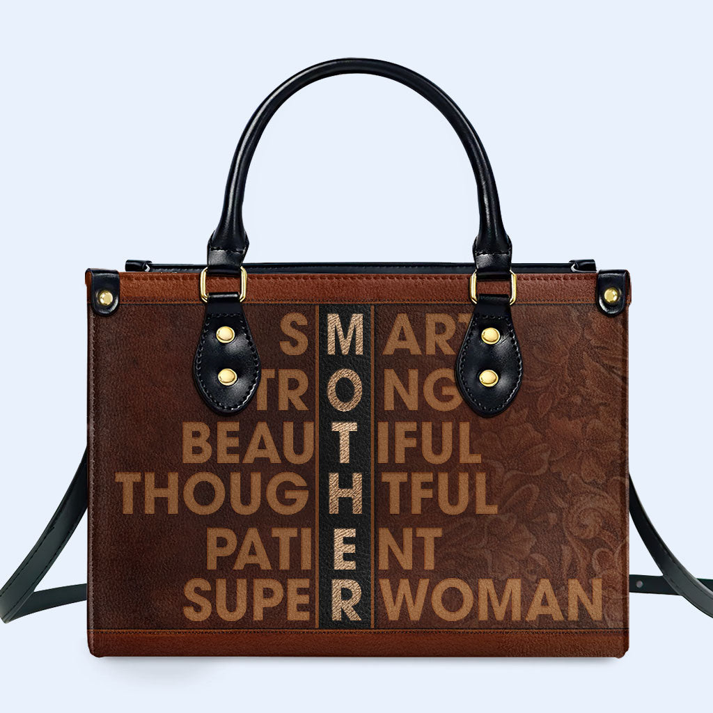 Mother - Personalized Custom Leather Handbag - MM43